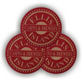 1.5" Red Wooden Nickel